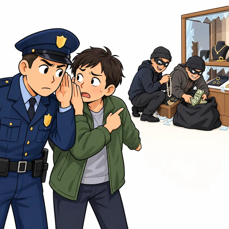 snitch（密告者・noun）の覚え方イラスト