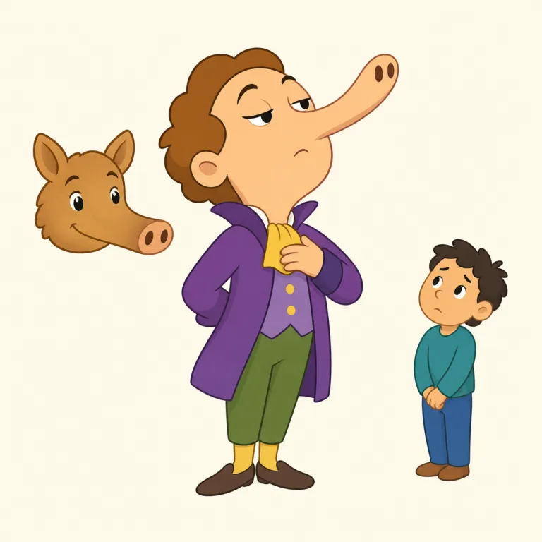 snoot（鼻・高慢な人・名詞）の覚え方イラスト — sn-で始まる語に nose 周辺の語が多いと覚えると残りやすい