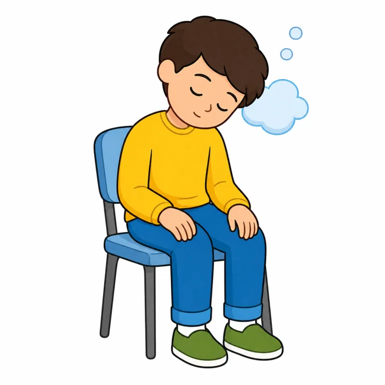 snooze（居眠り・noun）の覚え方イラスト