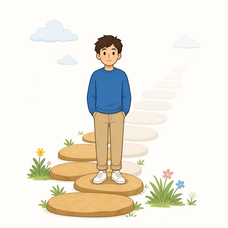 so far（今のところ・イディオム）の覚え方イラスト — "far" はまず「遠い」よりも「離れた所まで届く」感覚で押さえると覚えやすいです