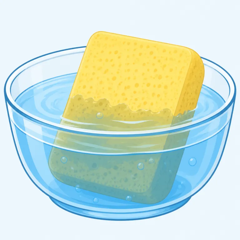 soak（浸す、染み込む・動詞）の覚え方イラスト — まず wet が「ぬれる」、dip が「さっと浸す」なら、soak は「しばらく液体につけて、中まで十分しみ込ませる」と段階で覚えると残りやすい語です