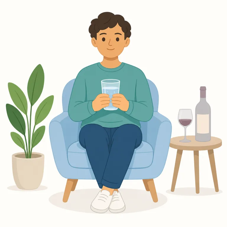 sobriety（しらふ，禁酒・名詞）の覚え方イラスト — まず形容詞 sober「しらふの、冷静な」を土台にして、-ity は「状態・性質」を作る語尾だと押さえると、sobriety はそのまま「sober な状態」