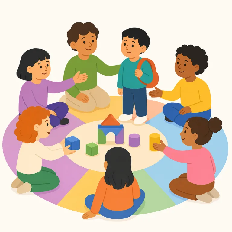 socialization（社交化・noun）の覚え方イラスト