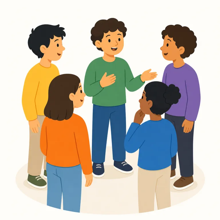 socially（社会的に・副詞）の覚え方イラスト — この socially は「社交上、人付き合いで」という基本義とは別に、社会や集団の仕組み・規範・立場との関係を述べる意味です