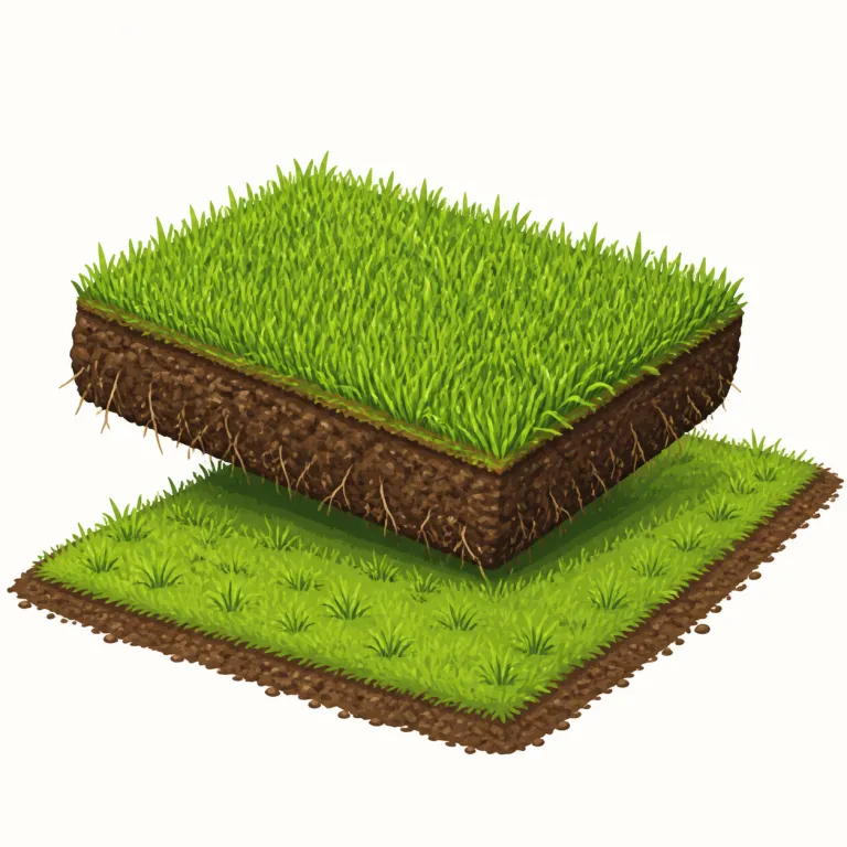 sod（芝草・noun）の覚え方イラスト