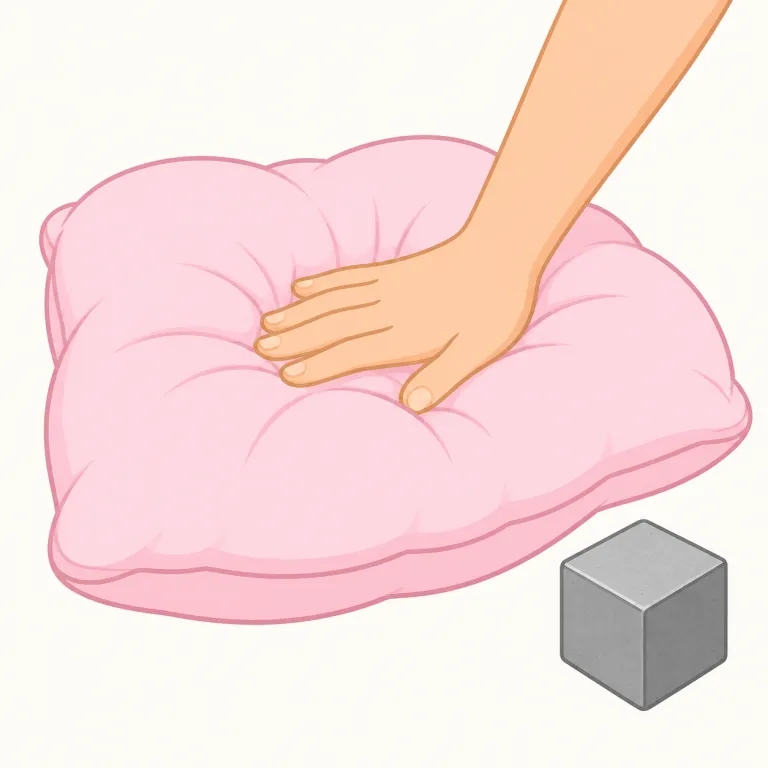 softness（柔らかさ・名詞）の覚え方イラスト — softness は soft「柔らかい」に -ness「性質・状態」が付いた名詞です