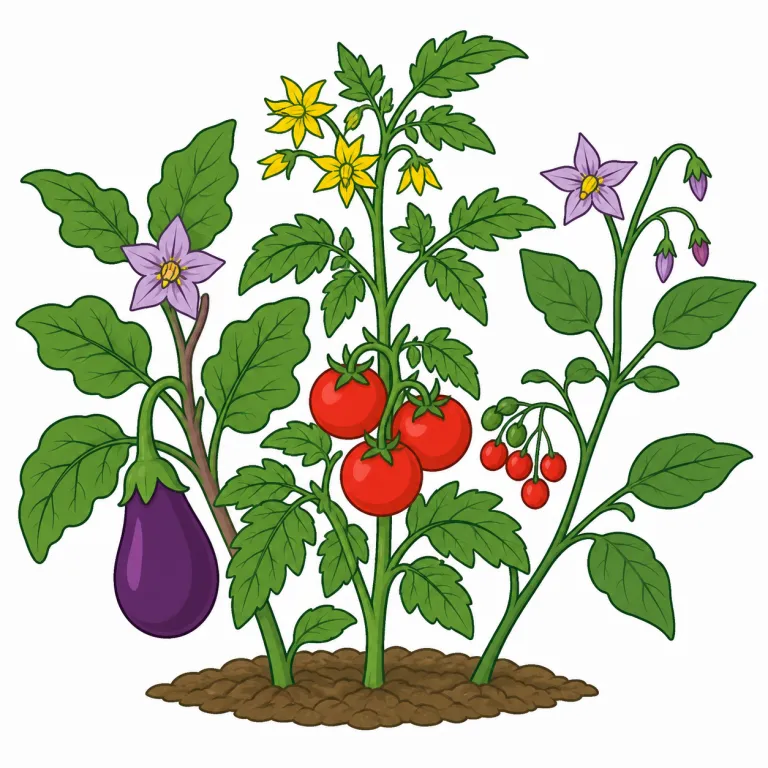 solanum（ナス属の植物・noun）の覚え方イラスト