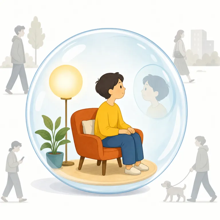 solipsistic（独我論的・形容詞）の覚え方イラスト — まず solo を思い出すと入りやすい語です