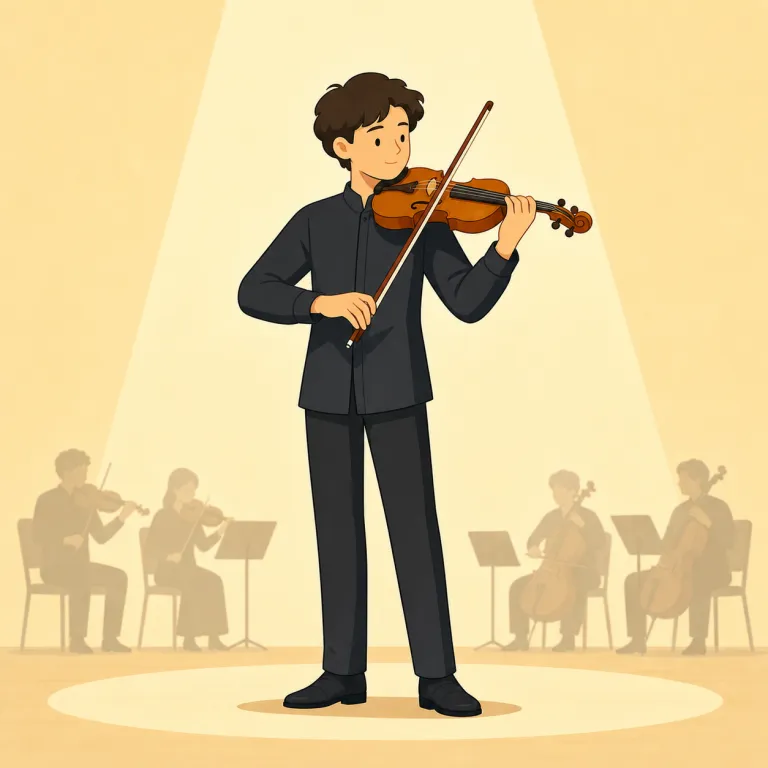 soloist（ソリスト・名詞）の覚え方イラスト — `solo` を知っていれば核はすぐ取れます