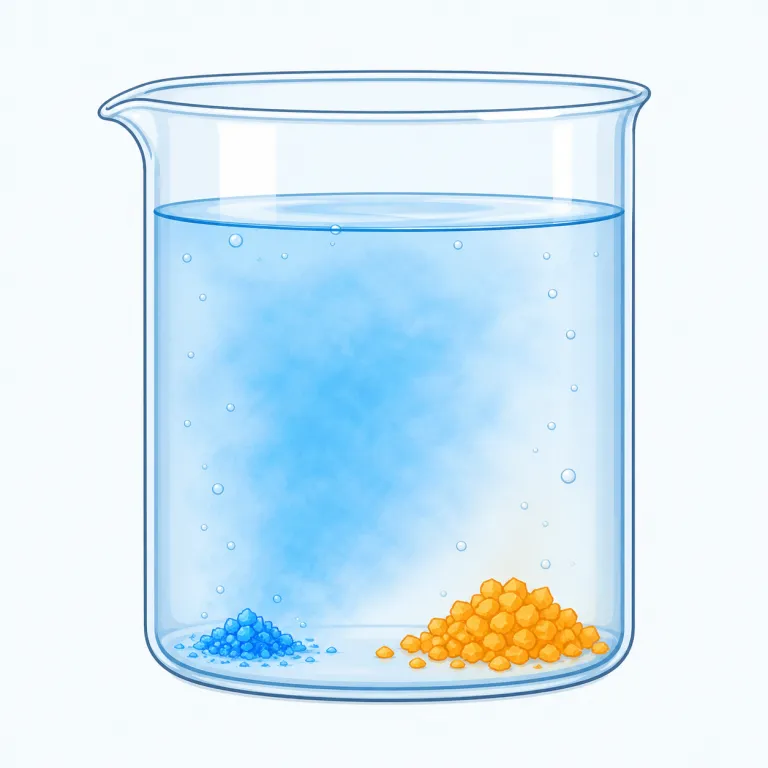 solubility（溶解度・名詞）の覚え方イラスト — まず soluble「溶ける」を土台にし、-ity が付くと「性質・度合い」を表す名詞になる、とまとめて覚えると整理しやすいです