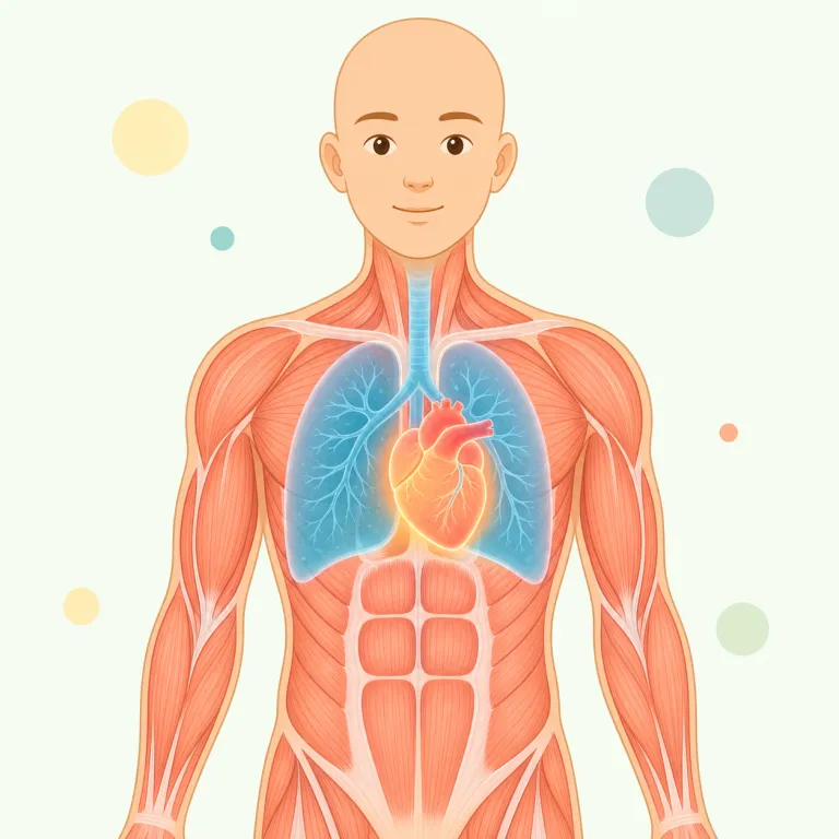 somatic（身体の・形容詞）の覚え方イラスト — somatic は単独で覚えるより、psychosomatic を見て「psycho- が心、残りの somatic が身体」と切り分けると定着しやすいです