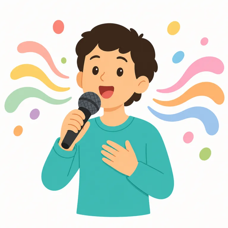 song（歌・名詞）の覚え方イラスト — song は動詞 sing とセットで覚えると定着しやすいです