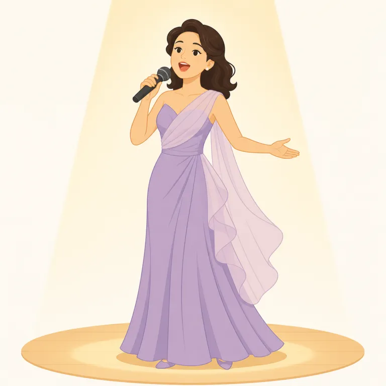 songstress（女性歌手・名詞）の覚え方イラスト — songstress の中心には song「歌」が見えるので、まず歌に関わる人だと押さえる
