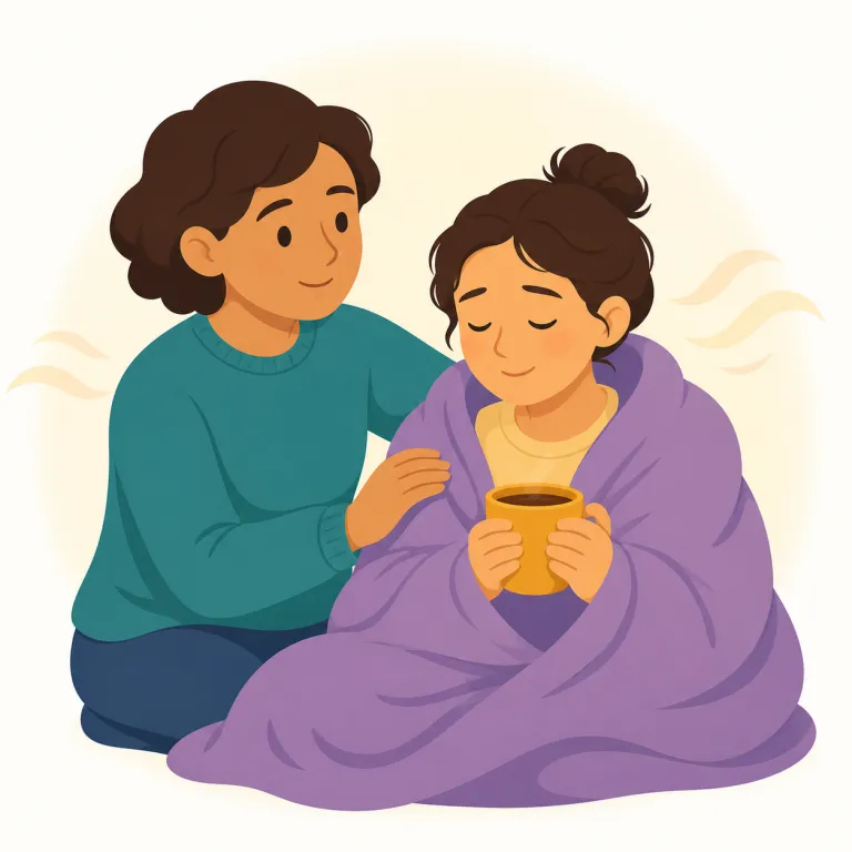 soothe（和らげる・動詞）の覚え方イラスト — soothe はまず形容詞 soothing「心地よい・気持ちを落ち着かせる」で一緒に覚えると定着しやすい語です