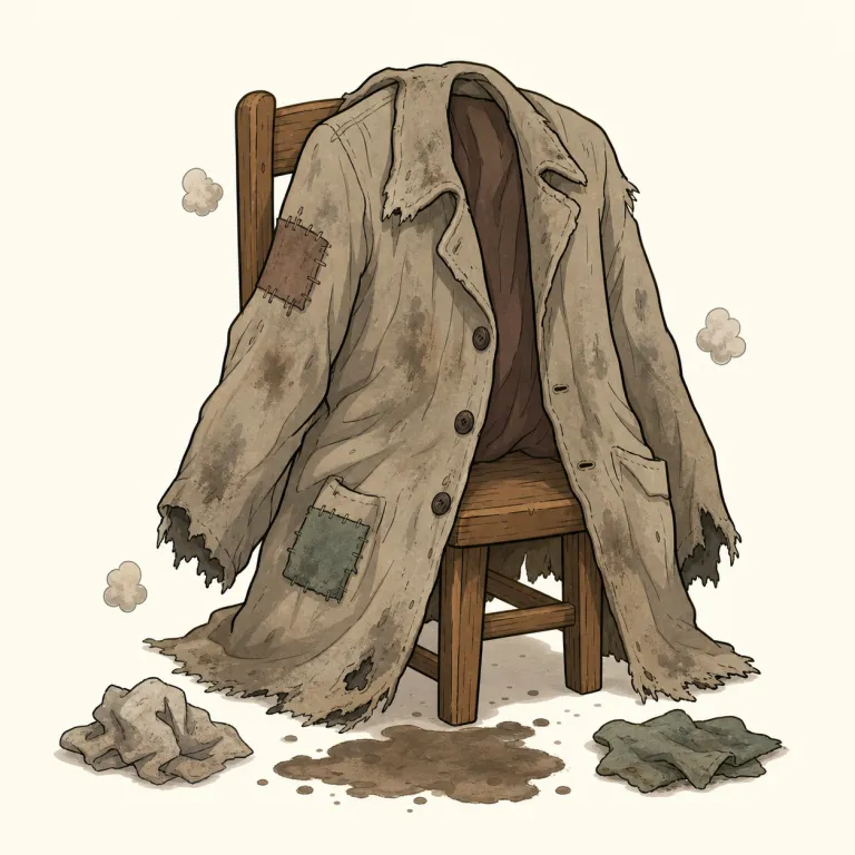 sordid（不潔な、みすぼらしい・adjective）の覚え方イラスト