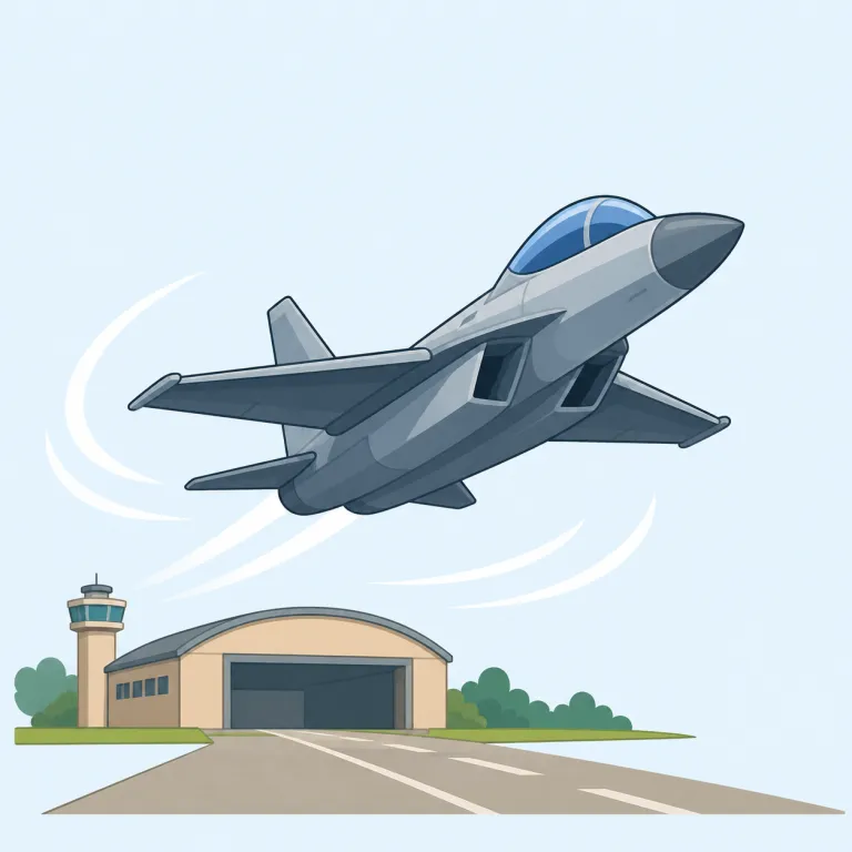 sortie（出撃・名詞）の覚え方イラスト — sortie は単独で覚えるより、"base → sortie → target" の場面で押さえると残りやすい語です
