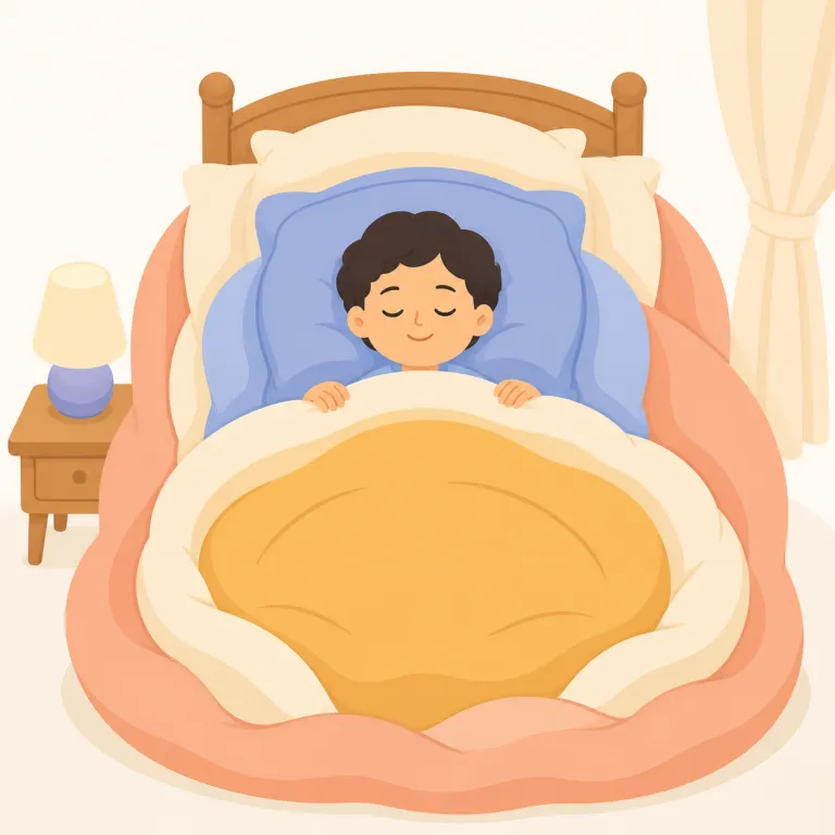 soundly（ぐっすりと、徹底的に・副詞）の覚え方イラスト — soundly は「音」ではなく、sound = しっかりした・健全な という形容詞の感覚で覚えると残りやすいです
