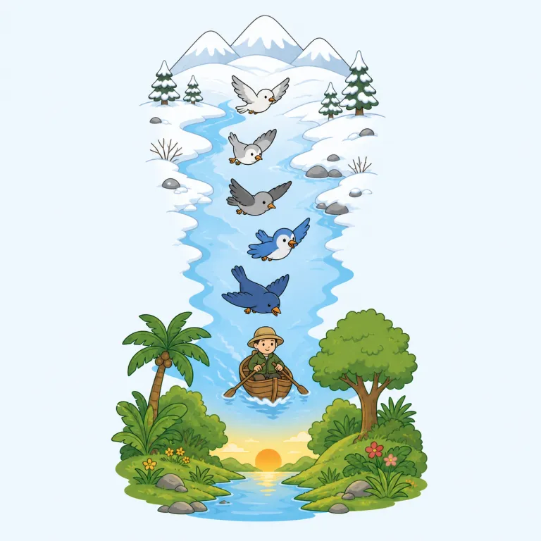 southward（南へ・副詞）の覚え方イラスト — southward を副詞で使うと、文の中で動詞にかかり「南の方向へ」と進路を示します