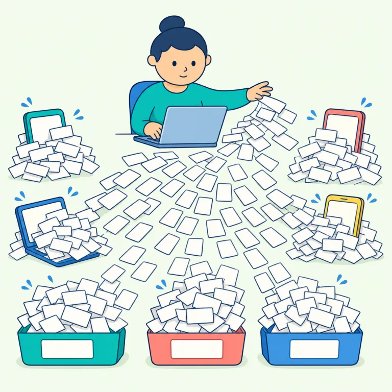spammer（迷惑投稿者・名詞）の覚え方イラスト — spam「迷惑なメッセージを大量に送る」＋人を表す -er で、「それをする人」と分解すると覚えやすい語です