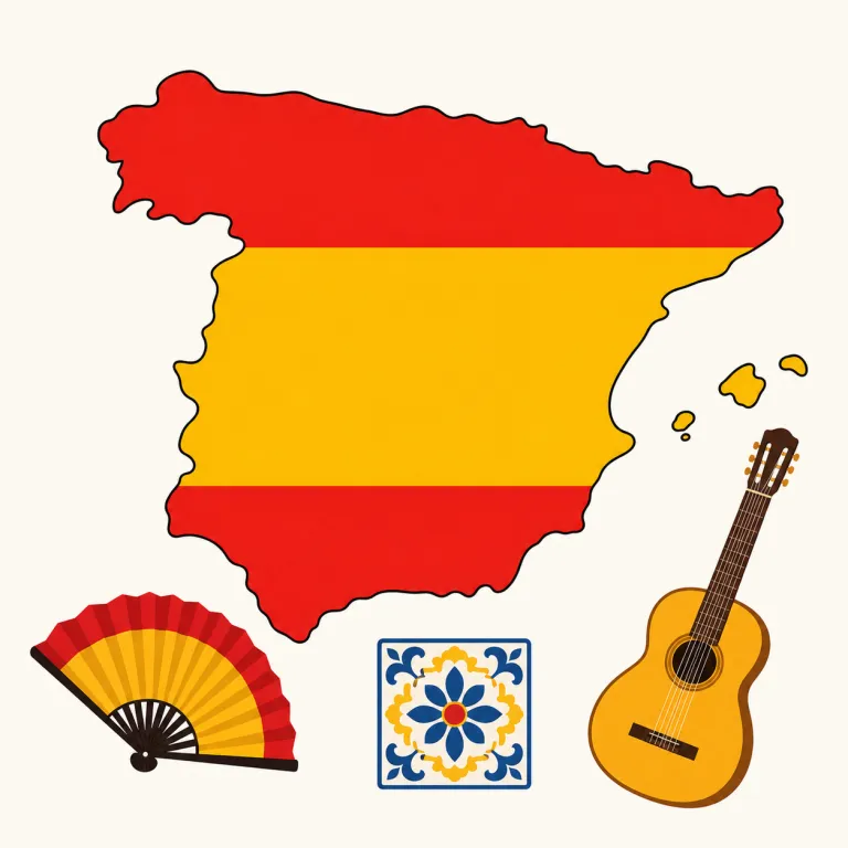 spanish（スペイン語・名詞）の覚え方イラスト — 言語名としての Spanish は、English や French と同じく不可算名詞として扱うと整理しやすいです
