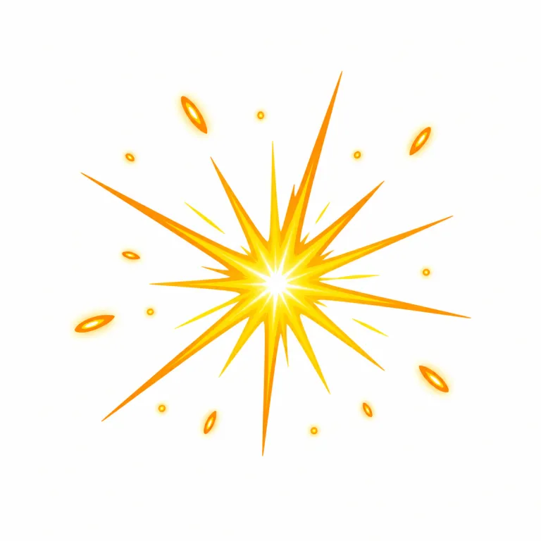 spark（火花・名詞）の覚え方イラスト — 名詞 spark は、bonfire や welding の場面でぱっと飛ぶ熱い粒を思い浮かべるとよいです