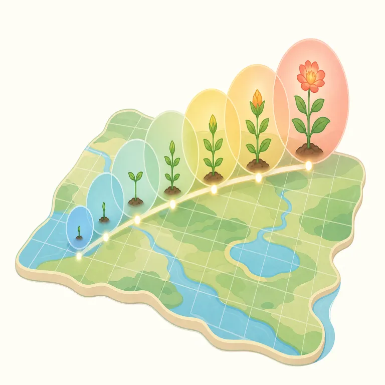 spatiotemporal（時空の・形容詞）の覚え方イラスト — spatiotemporal は spatial「空間の」と temporal「時間の」をつなげた学術語です