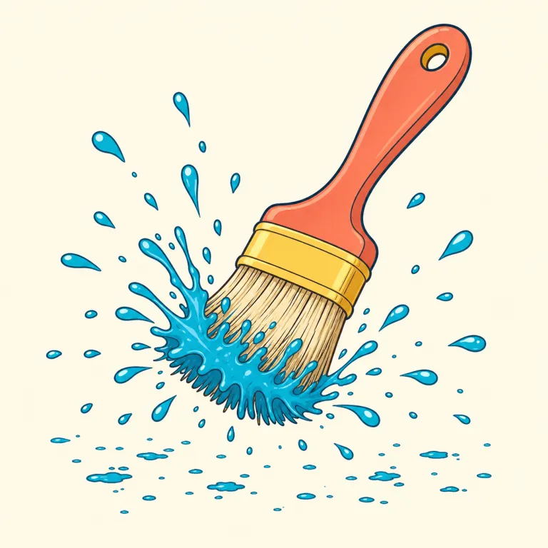 spatter（飛び散る・動詞）の覚え方イラスト — まず splatter を知っているなら、spatter はその「小さめ・細かめ版」として覚えると残りやすいです