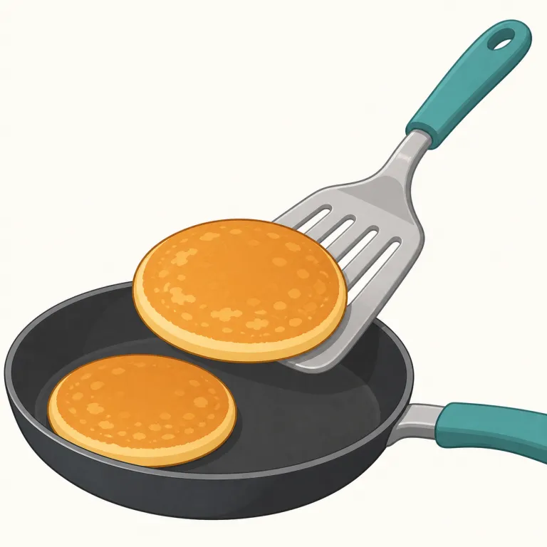 spatula（スパチュラ・名詞）の覚え方イラスト — spatula は見た目より『何をする道具か』で覚えると残りやすい語です