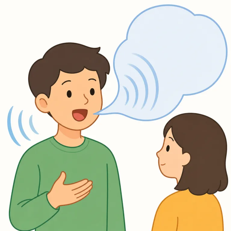 speakingの覚え方イラスト