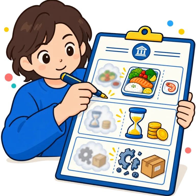 specify（明記する・verb）の覚え方イラスト