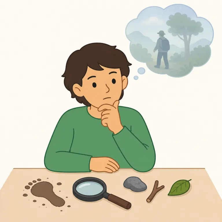 speculate（推測する・動詞）の覚え方イラスト — 「推測する」の speculate は、十分な証拠がない段階で可能性を考える語です