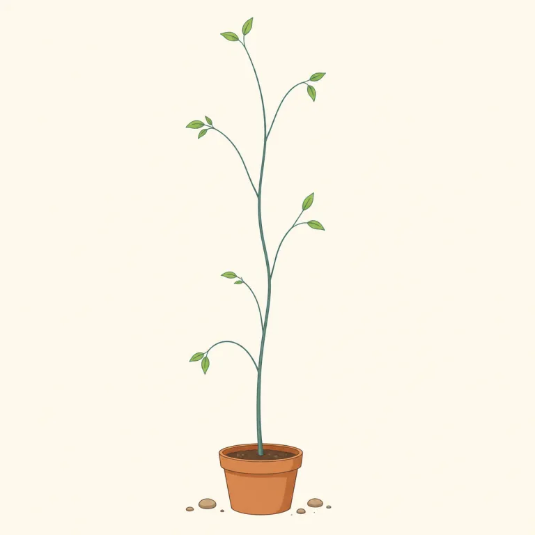 spindly（ひょろ長い・形容詞）の覚え方イラスト — spin / spindle を知っていると覚えやすい語です