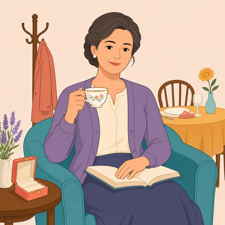 spinster（未婚の女性・名詞）の覚え方イラスト — single や unmarried woman と違い、spinster は『ただ独身』ではなく、年齢を重ねた未婚女性を古風・やや否定的に言う語