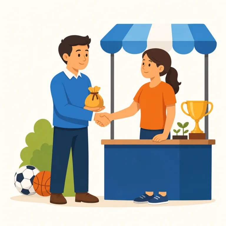 sponsorshipの覚え方イラスト