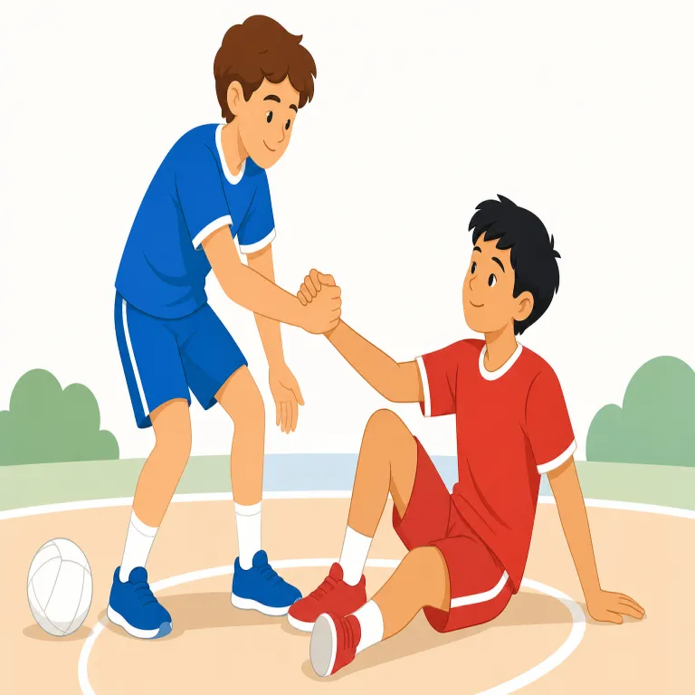 sportsmanlikeの覚え方イラスト