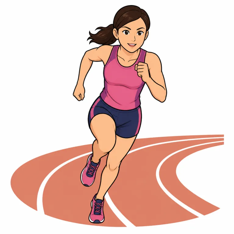 sportswoman（女性スポーツ選手・noun）の覚え方イラスト