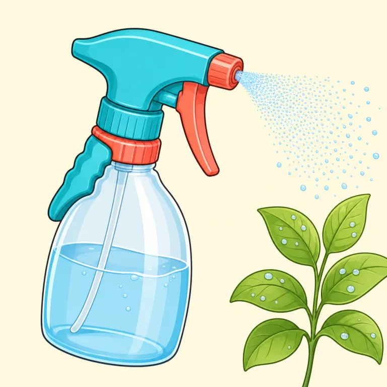 sprayer（噴霧器・名詞）の覚え方イラスト — spray を知っていれば覚えやすい語です