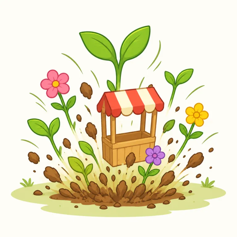 spring up（急に現れる・句動詞）の覚え方イラスト — spring はまず「ばね」「ぴょんと跳ねる」の感覚で押さえると記憶しやすいです