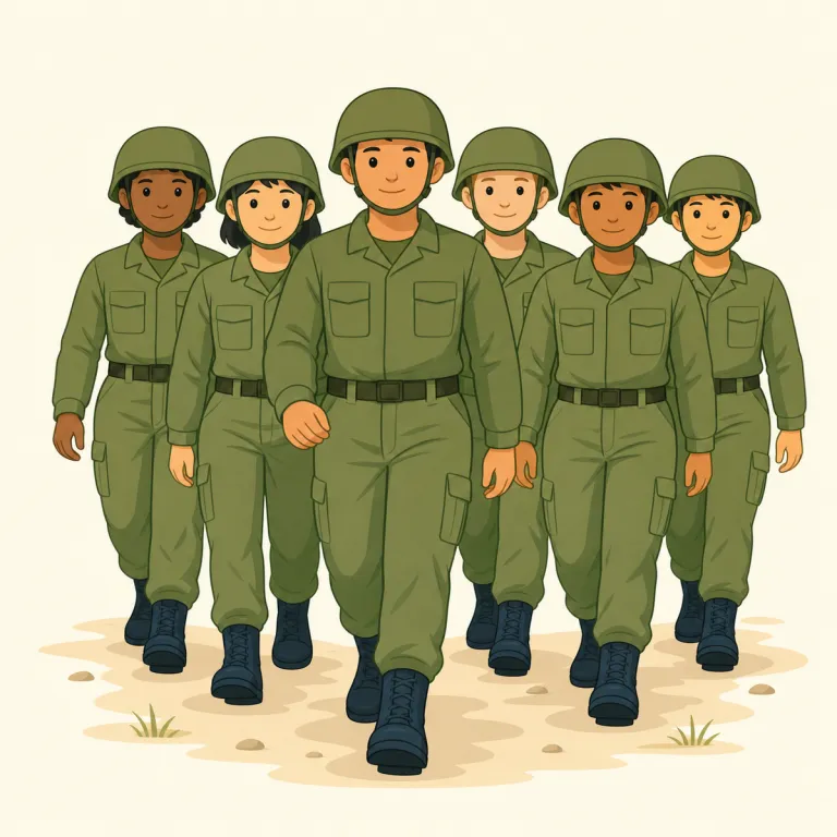 squad（班、チーム・名詞）の覚え方イラスト — まず team より小さく、任務でまとまる集団を思い浮かべると定着しやすい語です