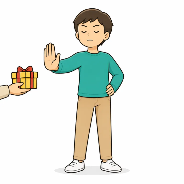 squarely（きっぱりと・adverb）の覚え方イラスト