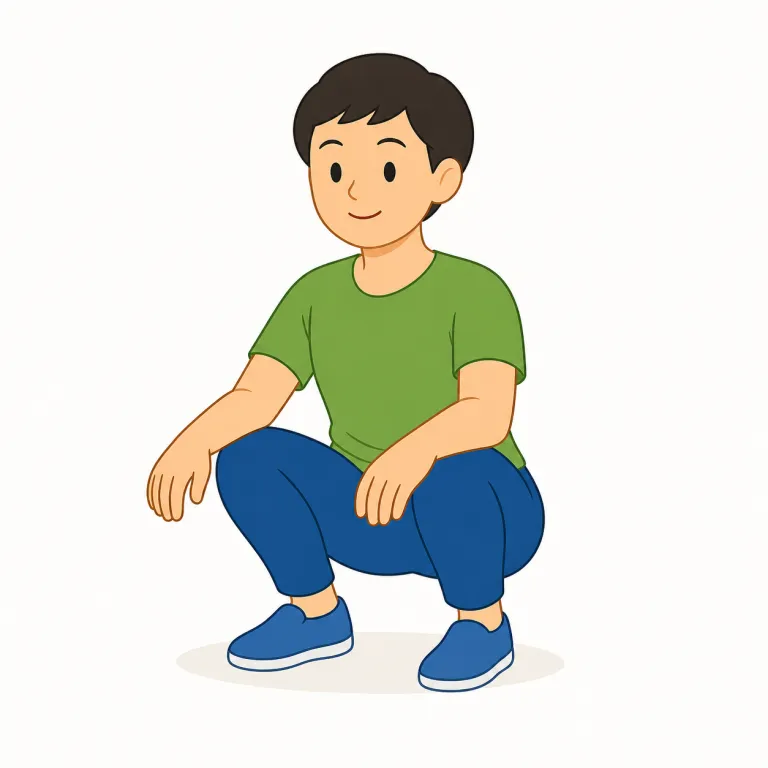 squatの覚え方イラスト
