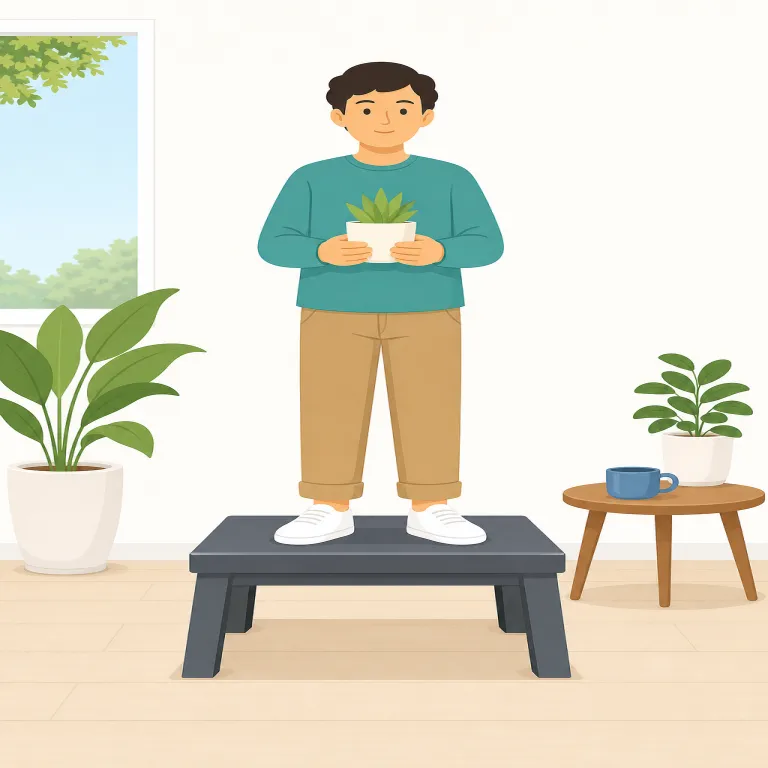 stable（安定した・形容詞）の覚え方イラスト — stable は、しっかり立っているものを思い浮かべると覚えやすい語です