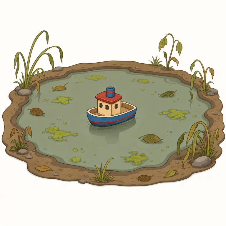stagnate（停滞する・動詞）の覚え方イラスト — `stagnant`（よどんだ、停滞した）や `stagnation`（停滞）とセットで覚えると定着しやすい語です