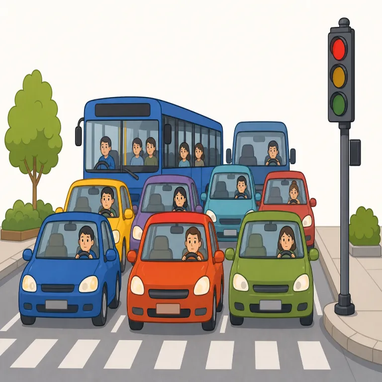 standstill（停止・名詞）の覚え方イラスト — standstill は stand「立つ」＋still「動かない」の合成語です