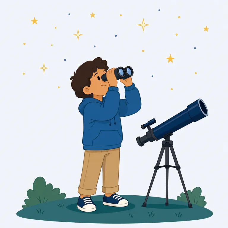 stargazer（星を観る人・名詞）の覚え方イラスト — `star + gazer` にそのまま分けると覚えやすいです