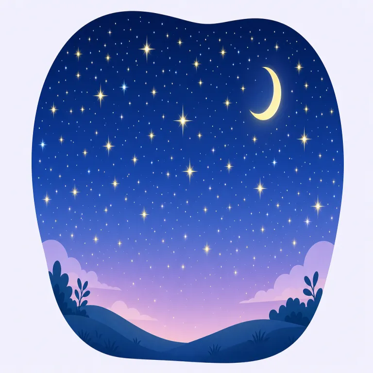 starry（星の輝く、星でいっぱいの・形容詞）の覚え方イラスト — star を知っていれば、そのまま形容詞化した語だと押さえると覚えやすいです