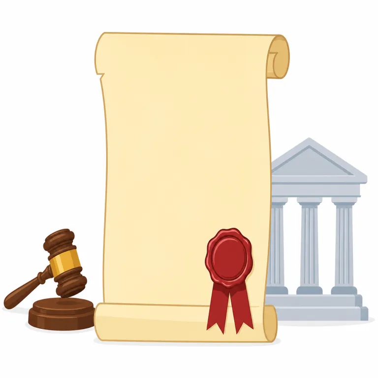 statute（法律・名詞）の覚え方イラスト