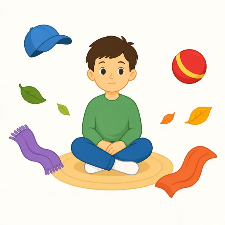 stay put（その場にとどまる、動かないでいる・句動詞）の覚え方イラスト — stay は「そのままでいる」、put は単独では「置く」ですが、この句では「置かれた位置」を連想すると覚えやすいです