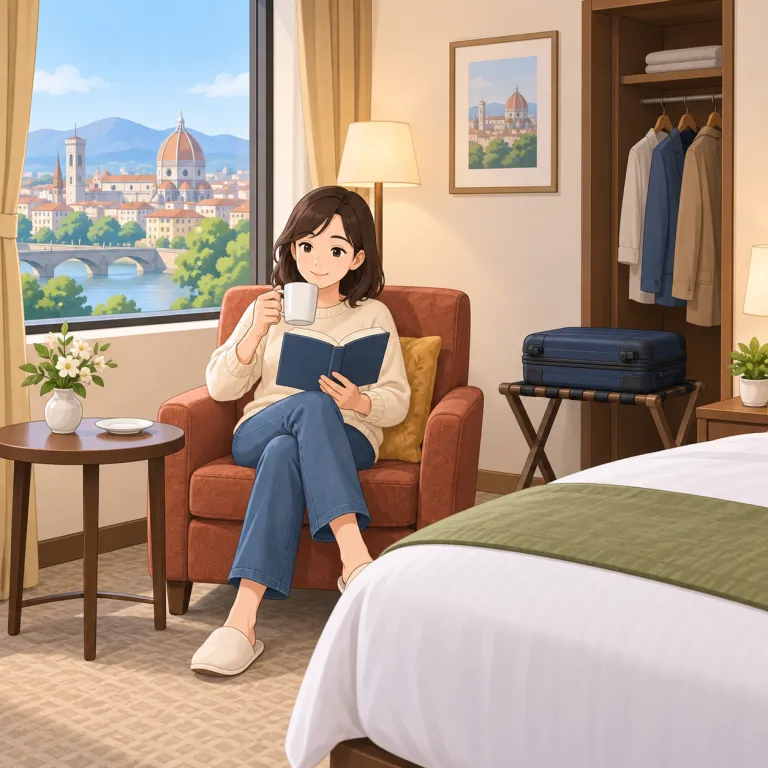 stay（滞在・noun）の覚え方イラスト