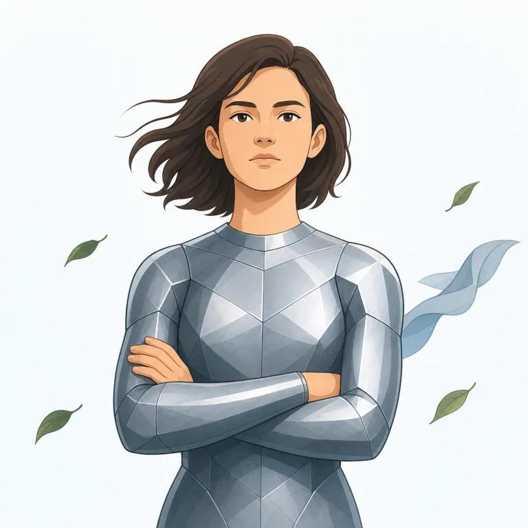 steely（鋼のような・形容詞）の覚え方イラスト — steel「鋼」から直接考えると覚えやすい意味です